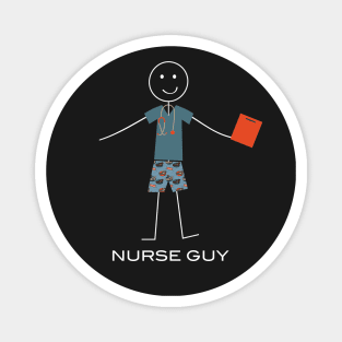 Funny Mens Nurse Guy Magnet